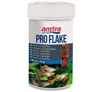 Amtra Pro Flake 100 ml - Mangime di base completo in scaglie per pesci d’acquario d’acqua dolce e marina