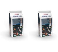 Amtra Pro Pod Stick - Mangime completo per carpe koi, pesci rossi d'acquario e laghetti ornamentali, in stick galleggianti di 12-14 mm, 2 litri (Confezione da 2)