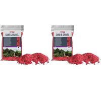 Amtra Quarzo Ceramizzato Rosso - Sabbia per acquari al quarzo fine, per acqua dolce o salata, grano 2-3 mm, Quantità 5KG (Confezione da 2)