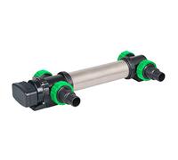 Amtra Scudo Inox UVC 36 Watt - Lampada sterilizzatrice per laghetti ed Acquario, Controllo Acqua Verde e patogeni, Corpo in Acciaio Inox