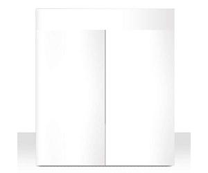 Amtra Supporto Station 60 - Mobile in Legno per Acquari, 60x40x80 cm Laccato Bianco, Base Universale a 2 Ante con Scomparti, Montaggio Facile, Stile Classico per Ogni arredo, Made in Italy