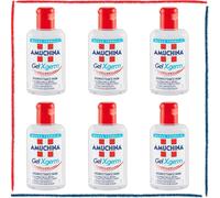 Amuchina Germ Disinfettante Mani Gel Antisettico per Batteri e Virus 6x80ml