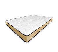 amuéblate online 120 x 190 cm, Materasso viscoelastico Gold Reversibile, Ideale per Letti a Castello, fermezza e Comfort ottimali, Memory Foam Poliuretano espanso, Bianco