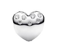 Amuefer Amore Cuore Charm Compatibili Bracciale Collana, Argento Sterling Oro Rosa L'infinito Trifoglio Ciondolo Natale Gioielli Regali per le Donne Ragazza Moglie Bambini Amici