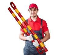 AMUFJJ Auto Balance Bar Barra Stabilizzatrice di Traino Rimovibile, Barra Anticollisione, Auto/Camion/Camper, Barre Ricezione del Gancio Rimorchio(Load 50 TON)