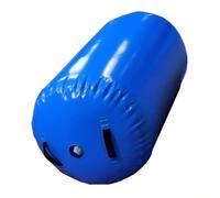 AMUFJJ Barile da Ginnastica Cilindro per Allenamento con Salto Mortale All'Indietro Impermeabile, Rulli per Ginnastica Portatili, Rulli per Allenamento(Blue,Dia 80cm (31 1/2in))