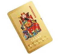 amulete Tai Sui 2025 - Biglietto in rame tradizionale cinese | Serpente di Capodanno da collezione Benedizione della Festa di Primavera | Talismano protettivo con il generale Wu Sui, amule