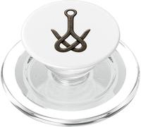 Amuleto a forma di croce stile rustico, talismano protettivo norreno PopSockets PopGrip per MagSafe