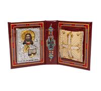 Amuleto delle Sacre Scritture: Ornamento Religioso Ispirativo, Amuleto del Vangelo con Scritture Sacre con Disegni Cristiani Decorativi per Eventi Religiosi, Adorazione E Celebrazioni