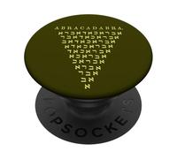 Amuleto di protezione delle parole ebraiche Abracadabra PopSockets PopGrip Adesivo
