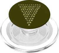 Amuleto di protezione delle parole ebraiche Abracadabra PopSockets PopGrip per MagSafe