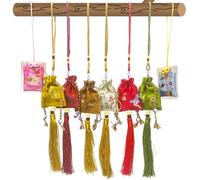 Amuleto Giapponese Omamori, 8 Ciondoli Per Santuario Giapponese, Ciondolo Giapponese Omamori, Portafortuna Da Appendere, Per Benedizione, Successo, Salute, Fortuna, Ricchezza