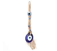 Amuleto in Vetro Turco, Classico Blu Malvagio Benedizione Dell'Occhio Fascino Evil Eye Hanging Decor Malocchio Ornamento Appeso a Parete Ornamenti Ciondolo Casa per Auto Accessori