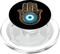 Amuleto malocchio Hamsa mano Mandala PopSockets PopGrip per MagSafe