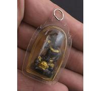 Amuleto Thai Nang Kwak Nero Locket Olio Sacro Palad Khik Ricchezza Amore 1377