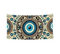 Amuleto turco da 178 x 89 cm, bandiera da appendere alla parete, per eventi e feste all'aperto