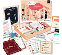 Amulette - Cofanetto Il Mio Primo Ristorante, Multicolore, Small, Chef: Gioco di Ristorante, 5 - 10 Anni, 40+ Accessori
