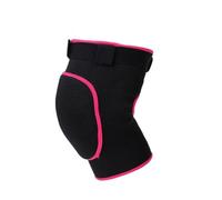 AMULONG Ginocchiera Sportiva Antiscivolo Ginocchiere con spugna, antiscivolo e anticollisione, adatte for il ciclismo la corsa Maniche Traspiranti(Black-Knee Pads,S)