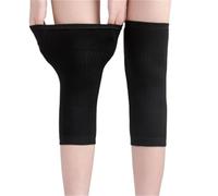 AMULONG Ginocchiera Sportiva Antiscivolo Ginocchiere Unisex Calde E Traspiranti Adatte For Lo Sci, La Danza Corsa Maniche Traspiranti(Black-Short,M)