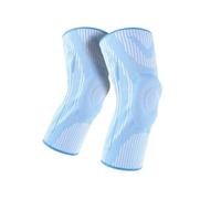 AMULONG Ginocchiera Sportiva Antiscivolo Manicotto Di Compressione For Supporto Ginocchio For Uomini E Donne Con Stabilizzatori Laterali Maniche Traspiranti(A,M)