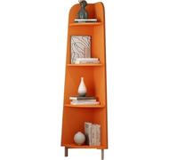 AMULONG Libreria Angolare, Studio Scaffale Angolare In Piedi A 4 Livelli, Con Supporto Per Riporre Oggetti Decorativi Per Il Soggiorno Mobile Espositore per Piante(B)