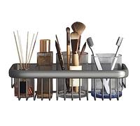 AMULONG Mensola da Doccia Mensola Per Cestello Per Doccia A Parete Per Senza Trapano Mensole Per Bagno Per WC Accessori da Bagno o Cucina(A)