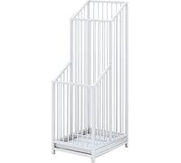 AMULONG Portaombrelli, Multiuso Nordic Modern Umbrella Stand Hollow Out, Free Standing Umbrellas Holder Support With Water Tray, Hallway Hall Entryway Commerciale(White)