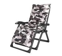 AMULONG Sedia Sdraio Pieghevole da Esterno, Pieghevole Portatile Reclinabile Sedia Rullo Massaggio Bracciolo Camouflage Superficie Seduta Schienale E Poggiatesta A Sdraio Arredo Esterno Cushion)