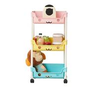 AMULONG Serving Trolley Carrello Cucina Contenitori Portaoggetti Con Ruote For Cucina E Soggiorno, Organizer For Libri For Sala Giochi Dipensa o Bar(62CM)