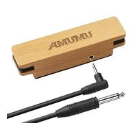 AMUMU Pickup magnetico Woody SP30 per chitarra acustica con corde in acciaio Single Coil Magnete al neodimio in terre rare