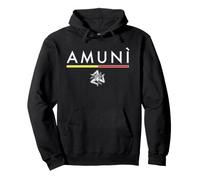 Amuni Trinacria Minimalista Felpa con Cappuccio