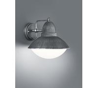 Amur applique da esterno fusione di alluminio grigio antico l.22cm x h. 22,5cm M