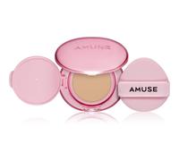 AMUSE Dew Power Vegan Cushion fondotinta cushion lunga tenuta per una pelle luminosa e liscia colore 03 Honey 15 g