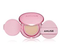 AMUSE Dew Power Vegan Cushion fondotinta cushion lunga tenuta per una pelle luminosa e liscia colore 1.5 Natural 15 g