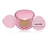 AMUSE Dew Power Vegan Cushion fondotinta cushion lunga tenuta per una pelle luminosa e liscia colore 04 Tan 15 g