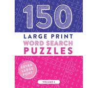 Amusement Shark Publishing 150 Large Print Word Search Puzzles (Tascabile)
