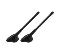 AMUSLESUR 2 Pezzi Antenna Compatibile Decorativa Camion Nera Auto per e Plastica Design Moderno alla Moda per Accessori Esterni
