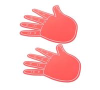 AMUSLESUR 2 Pezzi Mano Gigante in Eva a Cinque Dita, Leggera e Versatile per Eventi Sportivi e Concerti, Forniture per Cheerleading