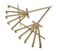 AMUSLESUR 2 Pezzi Mini in Bambù Manico Ergonomico, Denti Flessibili per Raccogliere Rapidamente Foglie, per Decorazioni da Tavolo e Piante Succulente