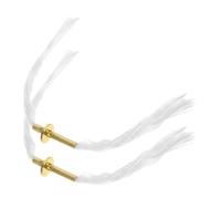 AMUSLESUR 2 Pezzi Stoppino in Lega e Cotone per Lampada a Cherosene e Lampada da Tavolo, Alta Stabilità di Combustione, per Progetti Fai-da-Te e Bruciatori ad Alcol