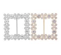 AMUSLESUR 2pezzi Clip per Sciarpa Strass, Fermasciarpa in Lega di Zinco e Strass, Accessori Chic per Abbigliamento Femminile, per Uso Quotidiano e Business