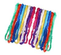 AMUSLESUR 36Pezzi Ghirlande per Feste Hawaiane in PE Accessori per Collo Ideali per Luau e Decorazioni Estive