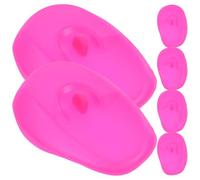 AMUSLESUR 6 Pezzi Copriorecchie in Silicone la Tintura dei Chioma, Protezioni Auricolari per Parrucchieri Leggere e Resistenti, Paraorecchie la Colorazione e Cura dei Chioma per Uso
