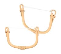 AMUSLESUR Accessori la Riparazione della Teiera 2 Pezzi, Manico in Bambù Decorativo e Resistente, Impugnatura Sicura Anti-scottatura per Bollitori da Tè, Adatto per Teiere Cinesi