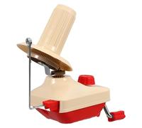 AMUSLESUR Avvolgitore Manuale per Filati Macchina Portatile Meccanismo a Manovella Rosso in Metallo e ABS per Progetti di Maglieria Domestica