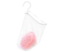 AMUSLESUR Borsa a Rete Multiuso da Appendere Molletta, Porta Mollette e Sacchetto Portaoggetti Sospeso 34,7 X 27,6 Cm per Organizzazione Casa, Cucina e Bagno