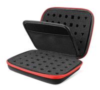 AMUSLESUR Borsa Porta Dadi Doppio Scomparto in Fibra Sintetica, Tasca in Rete Separata, per Token e Miniature Durante Eventi Locali e Giochi da Tavolo