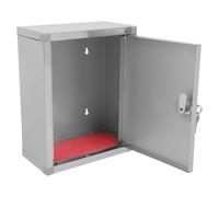 AMUSLESUR Cassetta dei Suggerimenti in Acciaio Inox da Parete Serratura, Contenitore per Posta e Voti 27x21x11 Cm per Ufficio e Sala Riunioni, Scatola di Sicurezza per Documenti e Donazioni