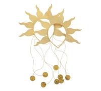 AMUSLESUR Cerchietto Cerimonia Dea Oro 2 Pezzi con Corona Angelica per Feste a Tema e Spettacoli