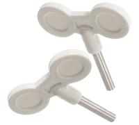 AMUSLESUR Chiave di Carica per Carillon a Carica Manuale 27 Mm Set 2 Pezzi Barra a Forma di T in Metallo per Riparazione e Creazione Meccanismi Musicali Fai da Te